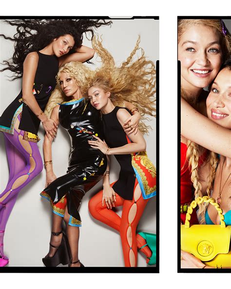 campagna versace hadid|versace gigi and bella.